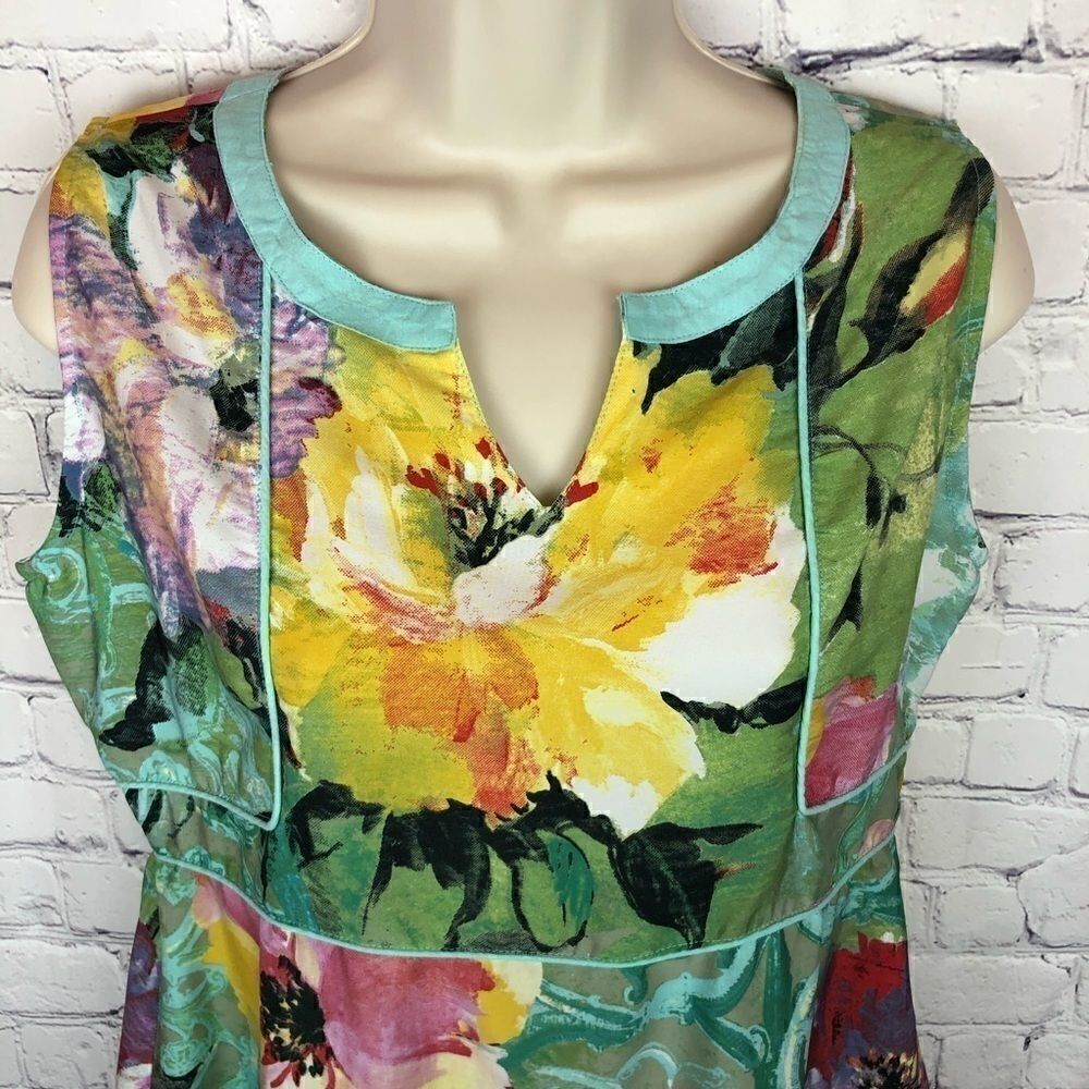 Alberto Makali Floral Dress Size Medium